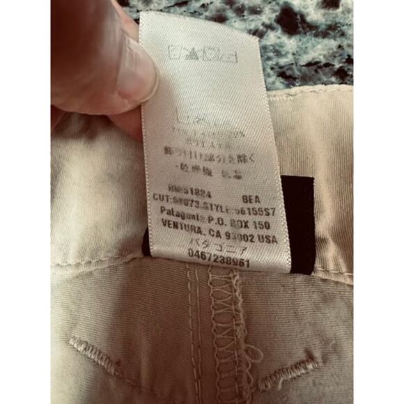 Patagonia Women’s Lightweight‎ Camping Hiking Cargo Pants Beige Size 8 - Picture 4 of 10